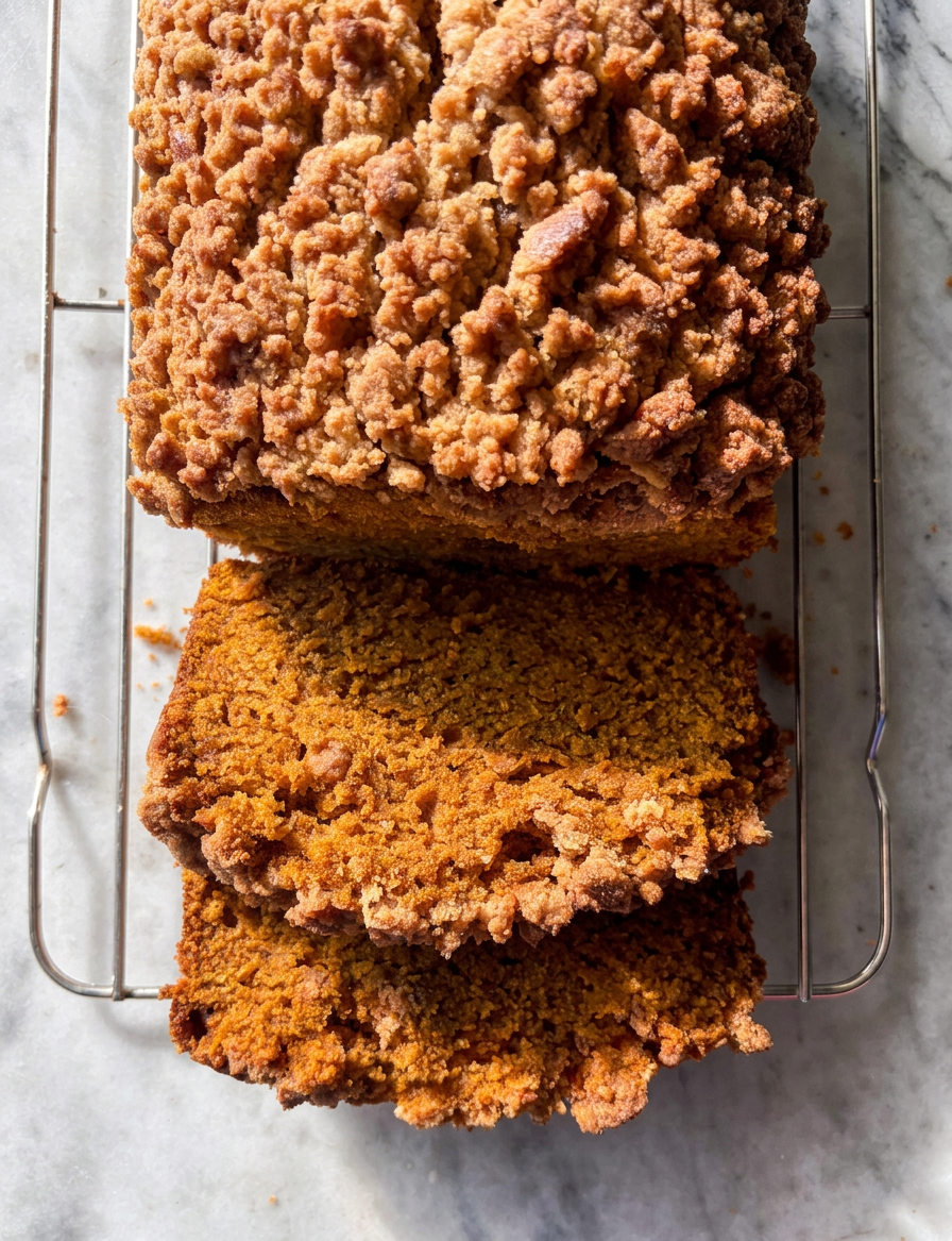 Pumpkin Streusel Bread