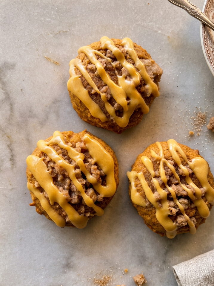 Pumpkin Coffee Cake Cookies